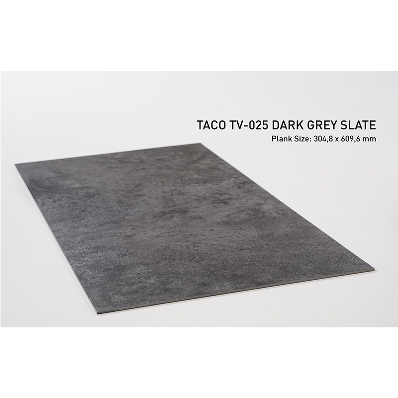 TACO: Vinyl Plank TACO 3mm TV-025 Dark Grey Slate (1 dus = 3,34 m2) - small 1